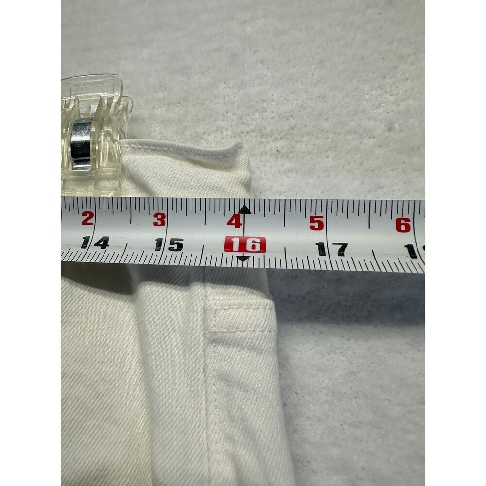 Agolde JEANS Riley High Rise Crop Button Fly Size 30 Distressed Pocket‎ EUC - Picture 6 of 16